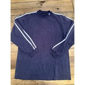 Vintage Starter Turtleneck Shirt Mens Blue L Pullover 90s Nostalgia Sport